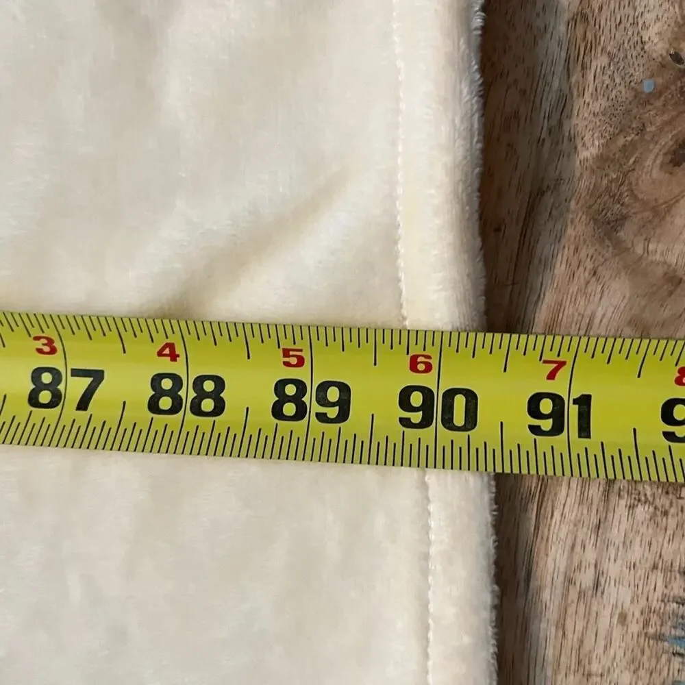Quility Yellow Cream Weighted Blanket Cover 84 x 90 NO INSERT